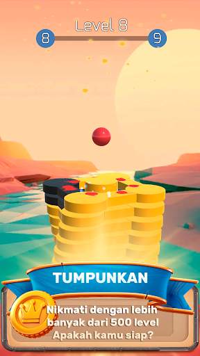 Stack Tower: Bola Jatuh permainan 3d blok tongkat screenshot 7