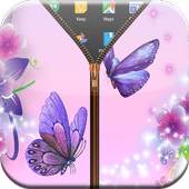Butterfly Zipper Lock Screen 1.0