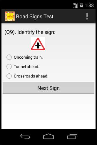 Road And Traffic Signs Test screenshot 4