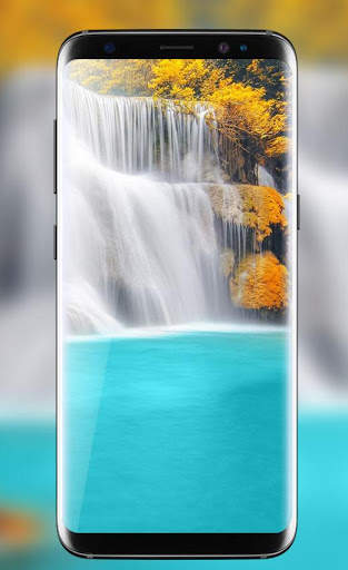 Waterfall Flower live Wallpaper 2018: 3D Aquarium screenshot 4
