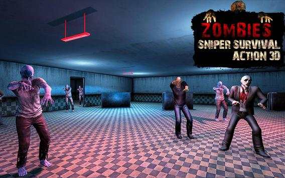 Zombies Sniper: Survival Action 3D screenshot 7