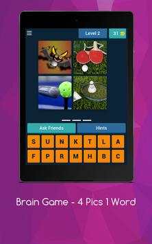 Brain Game - 4 Pics 1 Word screenshot 16