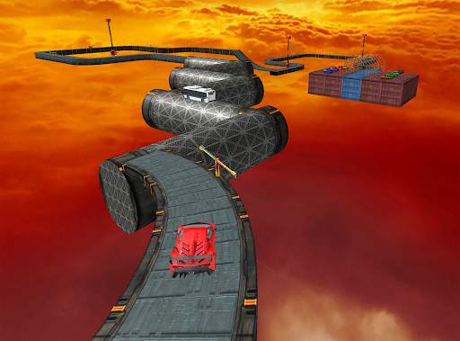 Extreme Racing Car Stunts Tracks - 3D Simulator screenshot 5