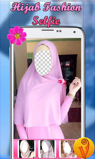 Hijab Fashion Selfie screenshot 1