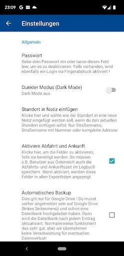 KFZ Fahrtenbuch Deutsch screenshot 5