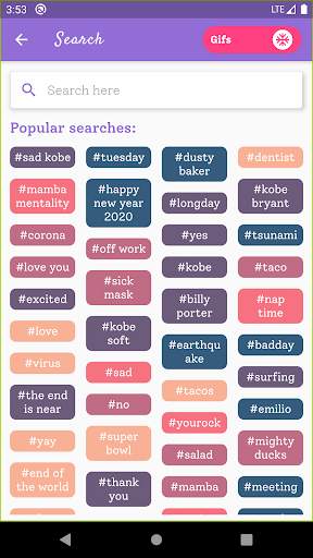 Daily Gifs : Gifs, Stickers - Share And Download screenshot 7