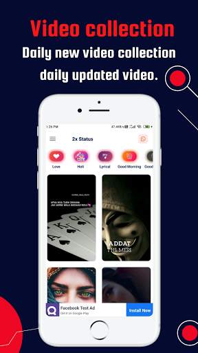 Full Screen Video Status 2021 2x status - 2xstatus screenshot 2