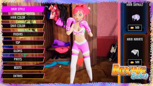 Boxing Babes: Sexy Anime Hot Stars Fighting Game screenshot 3