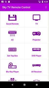 Sky TV Remote Control screenshot 1