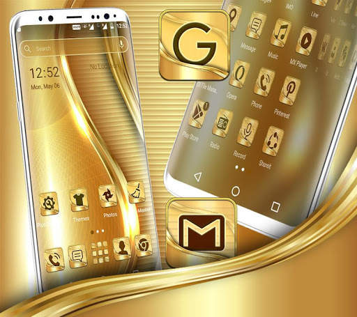 Golden Launcher Theme screenshot 4