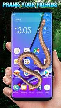 Snake on Screen Live Wallpaper & Launcher Prank скриншот 3