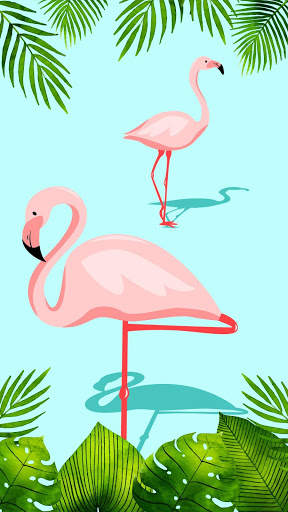 Charming Flamingo — APUS Live Wallpaper screenshot 7