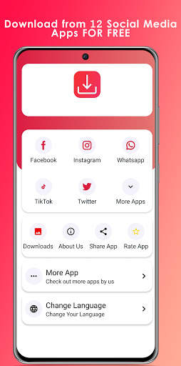 Social Media Downloader 2021 Videos & Photos screenshot 1