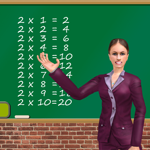 Math Game Kids Education And Learning In school icon