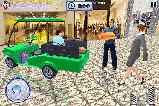 Shopping Mall Taxi Driver Cart Simulator screenshot 3