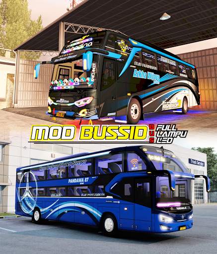 Mod Bussid Bus Full Lampu LED screenshot 1