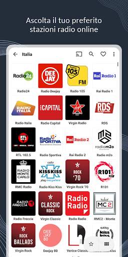 VRadio - Radio in linea screenshot 1