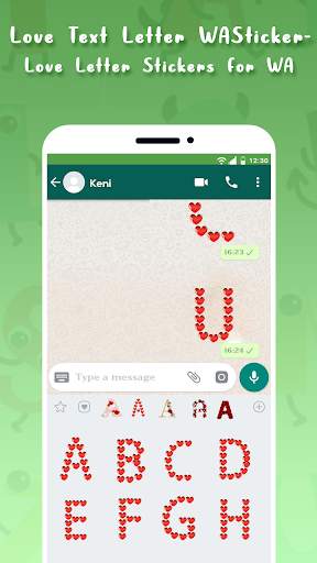 Love Letter WAStickerApp - Letter Stickers For WA screenshot 3