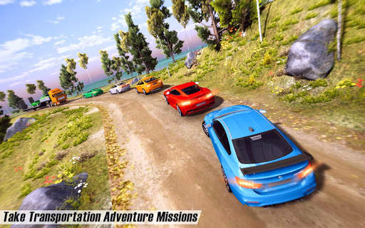 Offroad Airplane Pilot Cargo Truck:Car Transporter screenshot 14