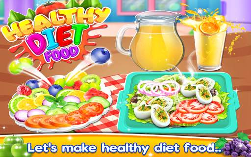 Healthy Diet Food - Free Cooking Games screenshot 1