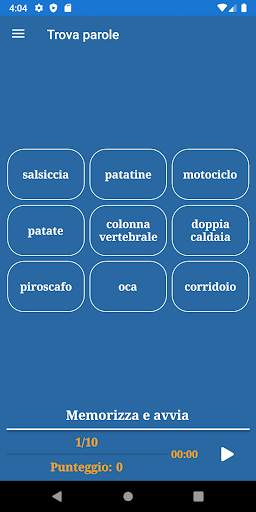 Allenamento del cervello screenshot 8