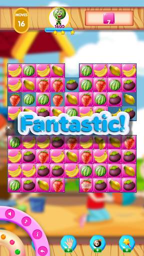 Fruit Mania Ellys Travel - Magic Garden Match 3 screenshot 2