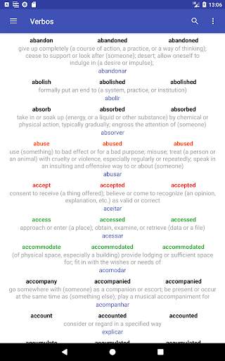 English Verbs screenshot 9