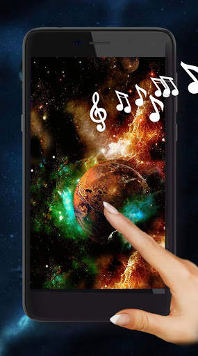 Space Fire World Live Wallpaper screenshot 1