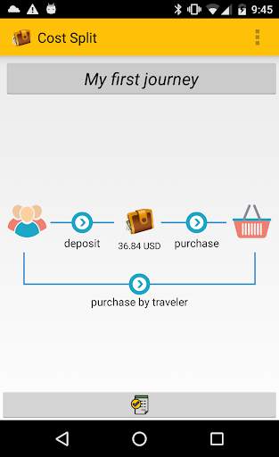 board cash - travel cost split screenshot 1