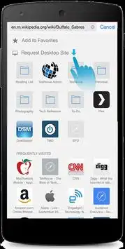 Browser For Android screenshot 2