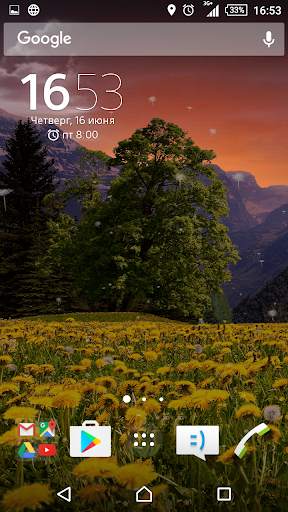 Summer Dandelion Live Wallpaper screenshot 4