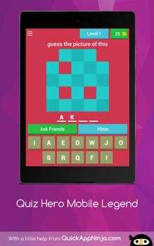 Quiz Hero Mobile Legend screenshot 8