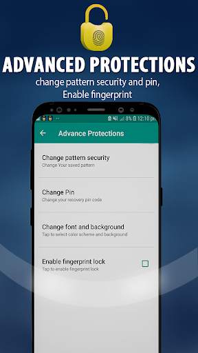 Fingerprint Lock ,Pattern lock,App Lock,Call lock screenshot 4