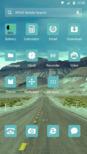journey-APUS Launcher theme screenshot 2