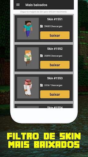 SkinsCraft - Skins para Minecraft PE Grátis screenshot 4