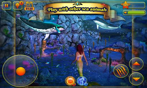 Cute Mermaid Simulator 3D screenshot 4