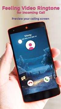 Feeling Video Ringtone for Incoming Call 6 تصوير الشاشة