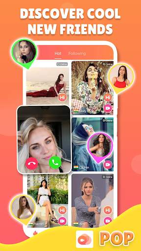 POP - Video Call to Meet people & Social Chat screenshot 2