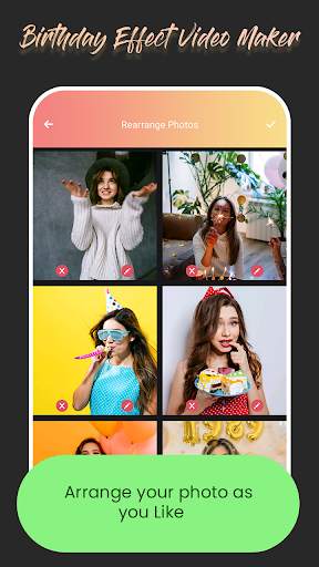 Birthday Effect Video Maker screenshot 2