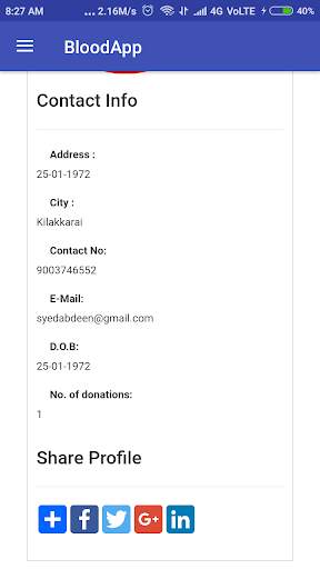 Keelai Blood App screenshot 4
