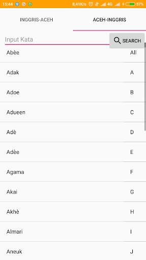 Kamus Inggris Aceh screenshot 3