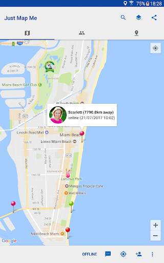 Just Map Me - Share your location in real-time screenshot 7