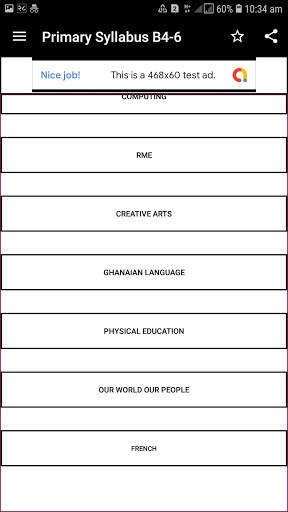 GES Upper Primary Ghana New Curriculum Syllabus screenshot 1