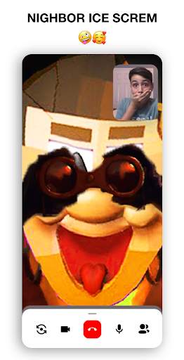 Ice Cream Granny Video Call and Chat   sounds screenshot 4