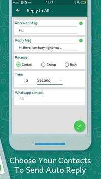 Auto Reply for Whats - AutoResponder Messenger screenshot 3