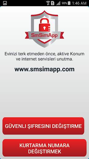SmSimApp Anti Theft screenshot 1