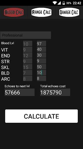Calculator for Bloodborne screenshot 2