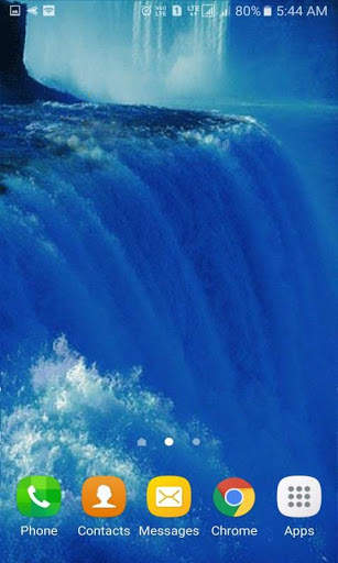 Blue Waterfall Live Wallpaper screenshot 3