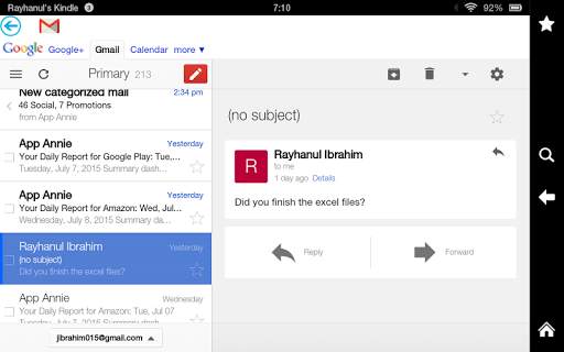 Email Manager Free 2 تصوير الشاشة