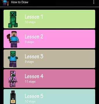 How To Draw Minecraft Legos screenshot 5